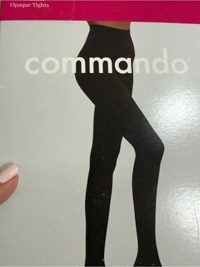 Commando Women's ultimate Opaque Black Tights M